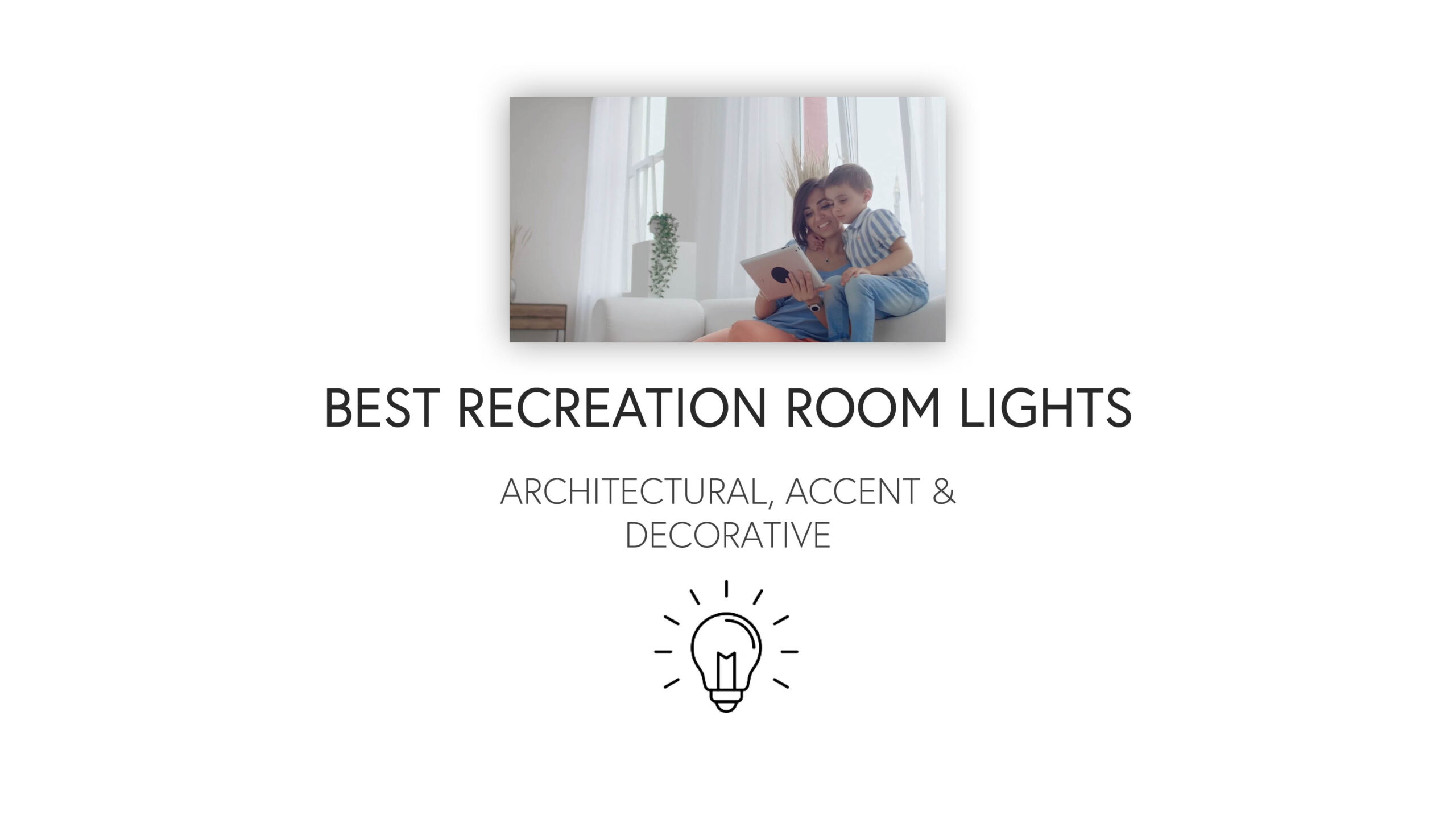 Best Recreation Room Lights
