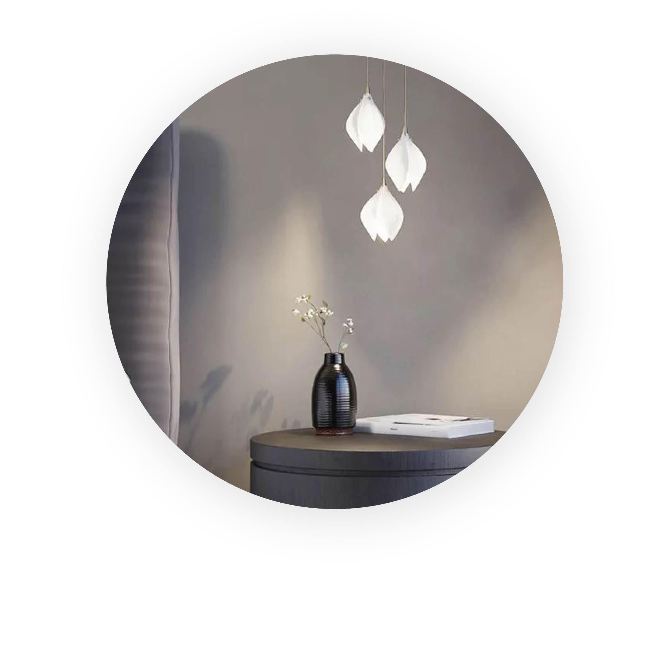 Create the Best Designs With Quality Lighting: Ceramic Petal Pendant