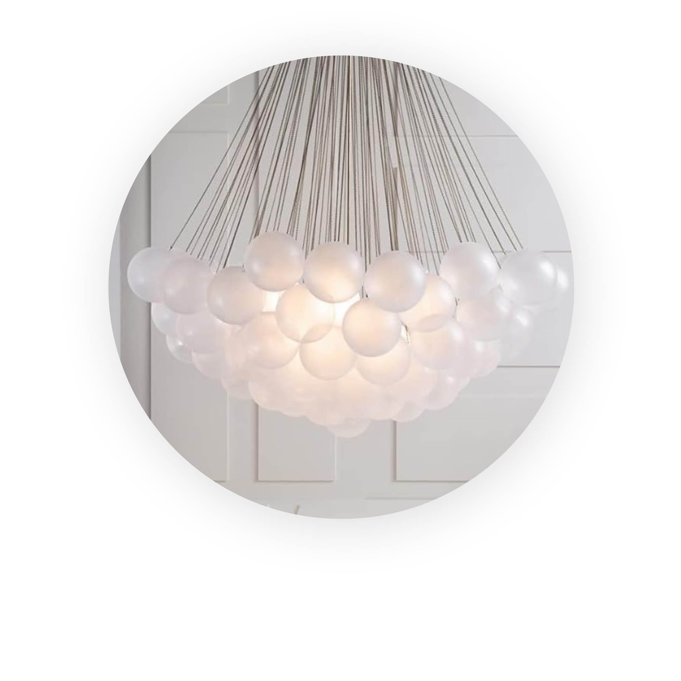 Create the Best Designs With Quality Lighting: Bubble Ball Chandelier